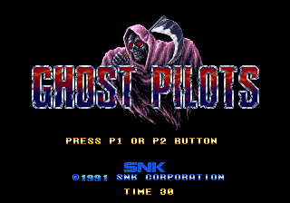 Ghost Pilots (set 1) Title Screen